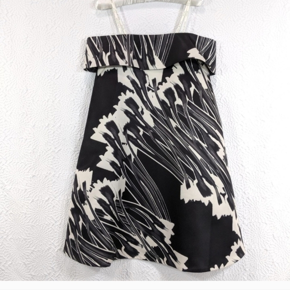 Halston Heritage Strapless Black and White Dress - Picture 3 of 3